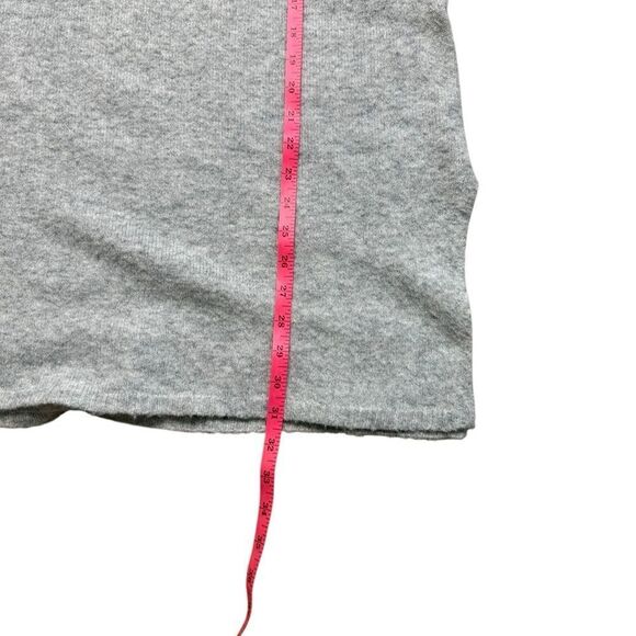 Moda international Gray Knit Crewneck Long Tunic sweater Small - Picture 5 of 7